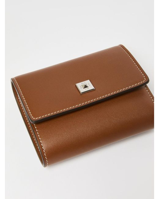 Max Mara Brown Leather Purse