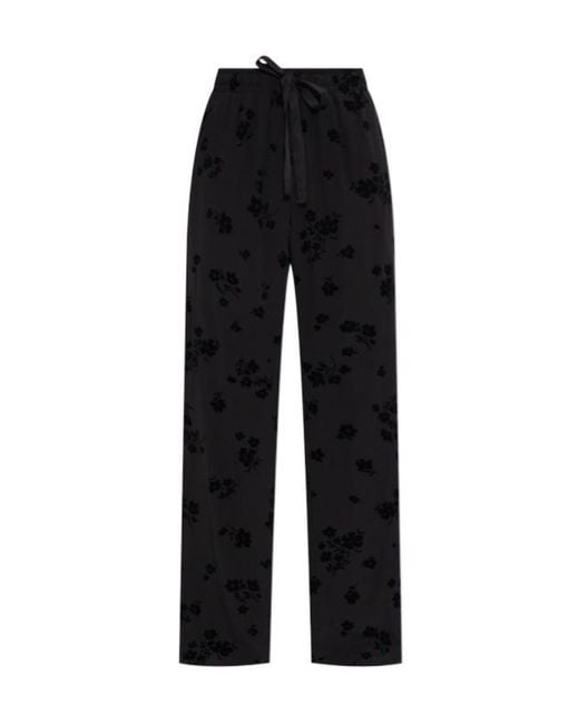 Zadig & Voltaire Black Drawstring Trousers