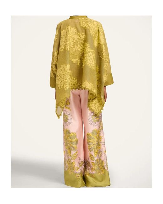 LaDoubleJ Pink La Doublej Wide-Leg Floral Pants