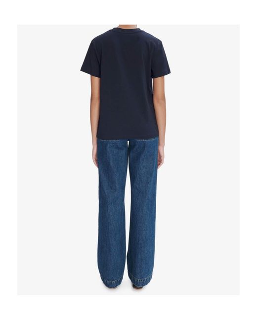 A.P.C. Blue Seaside Wide-Leg Jeans
