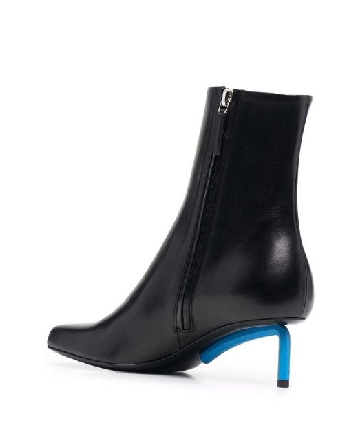 Off-White c/o Virgil Abloh Black Allen Ankle Booties