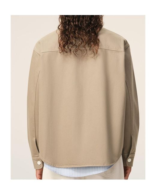 AMI Natural Ami De Coeur Overshirt for men