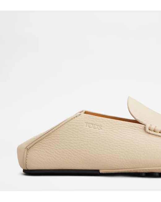 Tod's Natural Round-Toe Loafers for men
