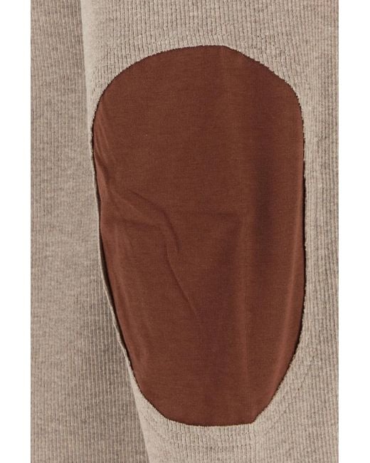 MM6 by Maison Margiela Brown Crew-Neck T-Shirt for men