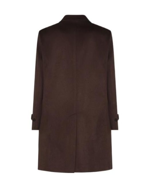 Lardini Brown Single-Breasted Coat for men