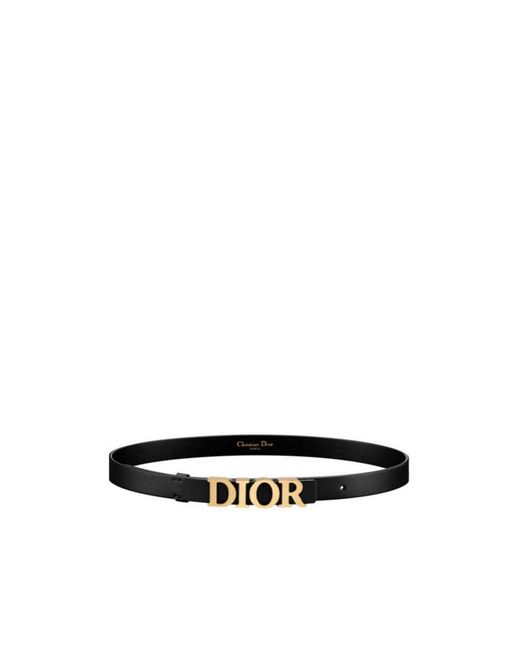 Dior White D-Dream Belt
