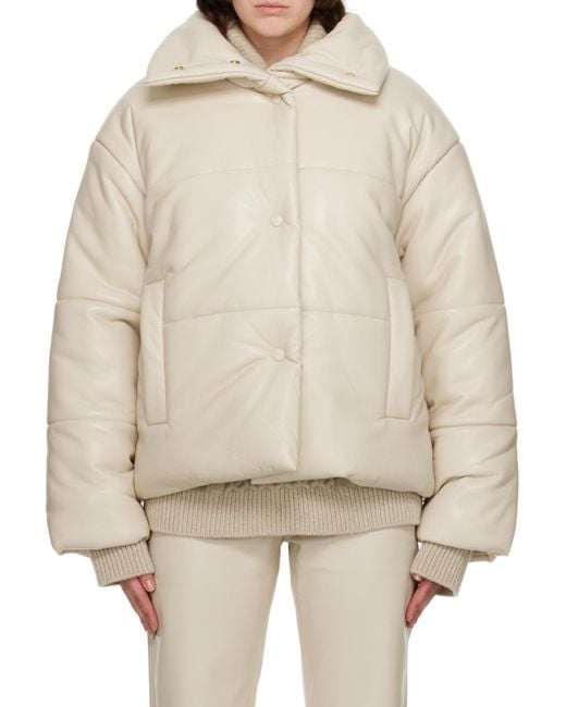 Nanushka Natural Hide Down Jacket