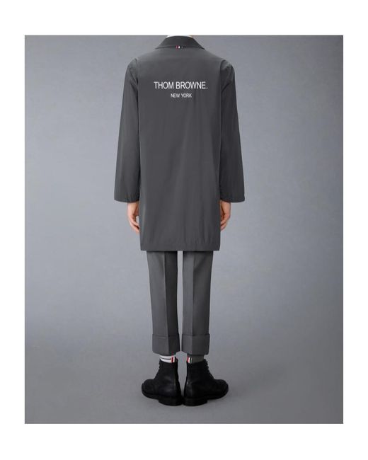 Thom Browne Gray Memory Tech Smock for men