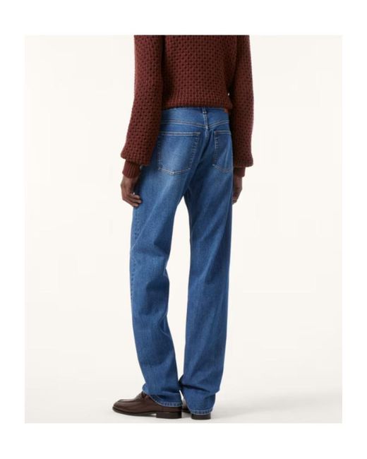 Loro Piana Blue Kamen Trousers for men