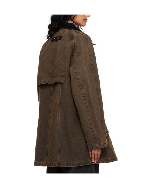 ANDERSSON BELL Brown Kerri Trapez Work Jacket for men