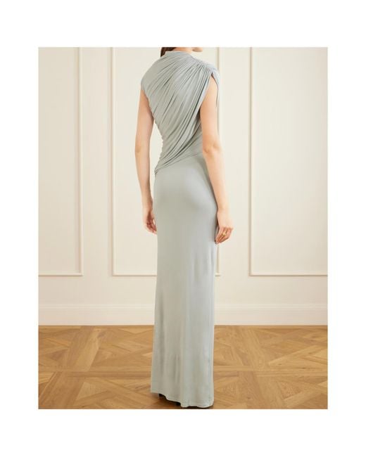 TOVE White Pleated Dress
