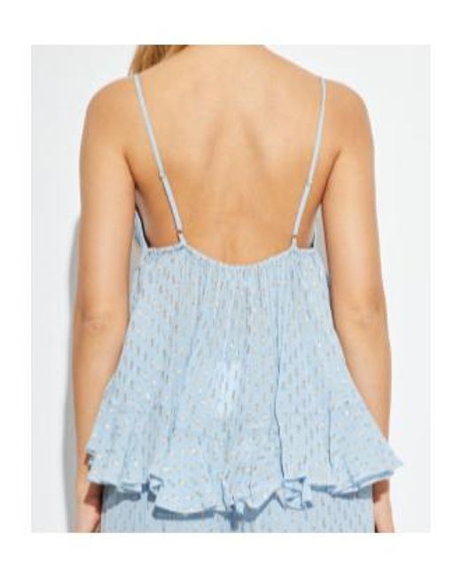 Zimmermann Blue Top With Lurex Thread
