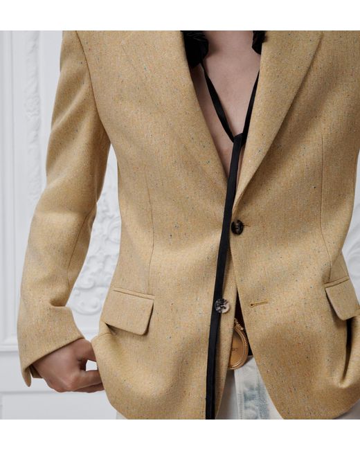 Dior Natural Single-Breasted Jacket for men