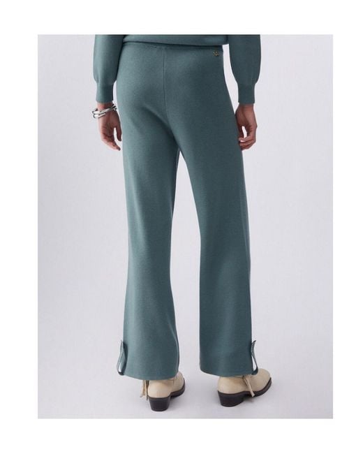 Liu Jo Blue Drawstring-Waistband Track Pants