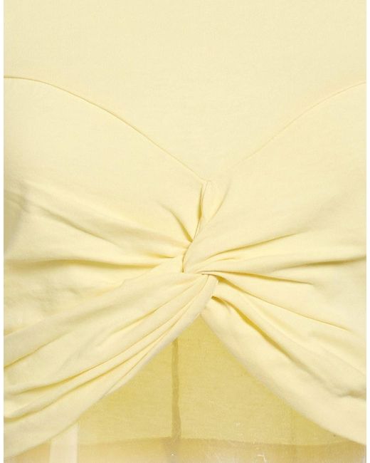 Isabel Marant Yellow Cropped T-Shirt