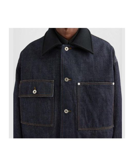 Jil Sander Blue Denim Jacket for men