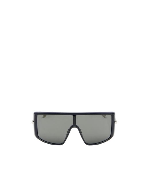 McQueen Gray Eyewear T-Bar Visor Sunglasses for men