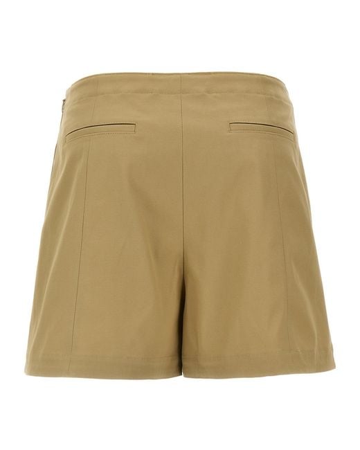 Theory Natural High Waist Stretch Shorts