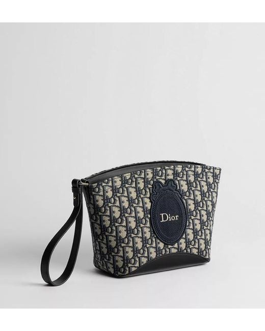 Dior Black Medium Blooming Clutch