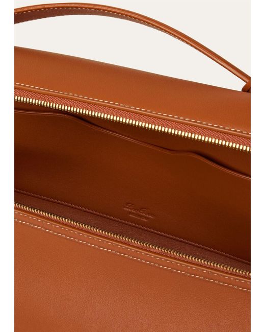 Loro Piana Brown Extra Softy Bag L33