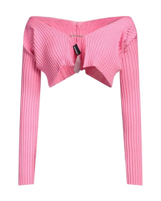 Jacquemus Pink Solid Colour Jumpers
