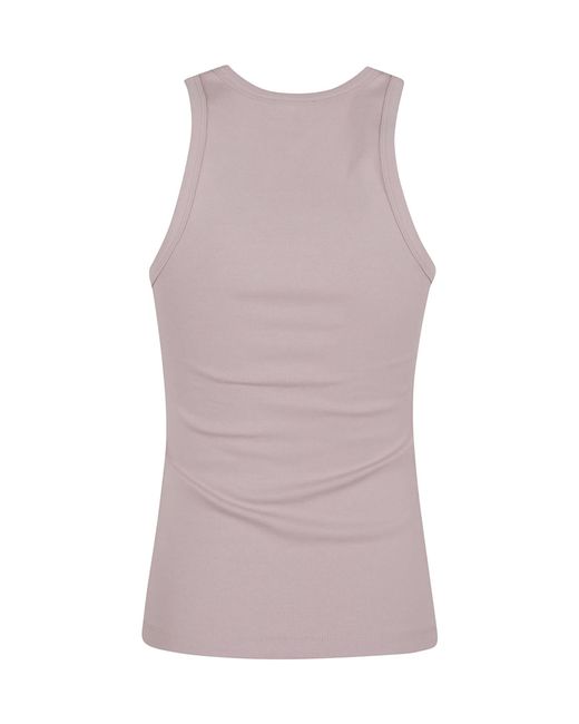 DIESEL Purple T-Anky-D Logo Embroidered Tank Top