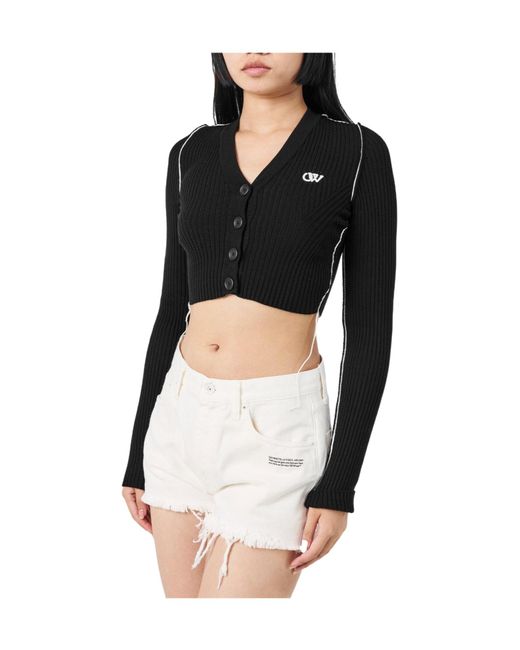 Off-White c/o Virgil Abloh Black Simple And Form-Fitting Top