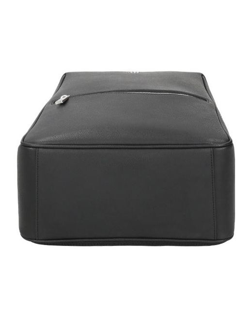 Boss Gray Zip-Closure Backpack for men