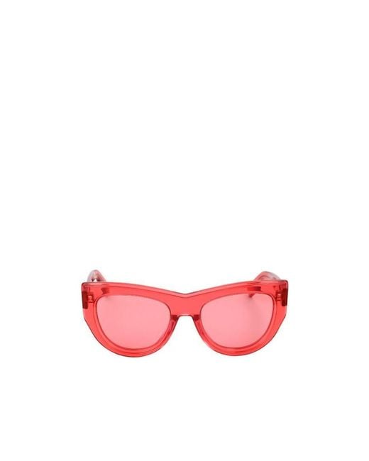 KENZO Pink Logo Sunglasses
