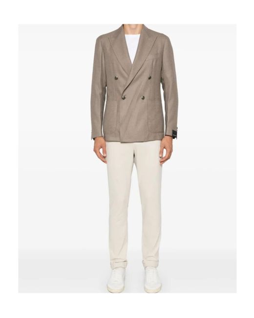 Dondup White Gaubert Tailored Pants for men