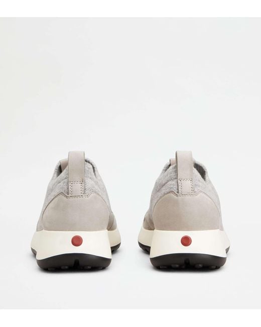 Tod's White Dot Socks Sneakers