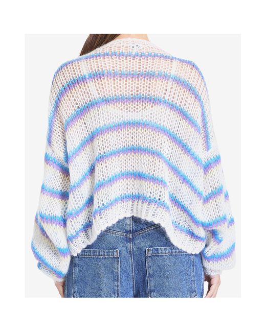 Loewe Blue Anagram Knitted Jumper