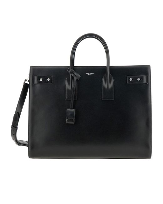 Saint Laurent Black Sac De Jour Top Handle Bag for men