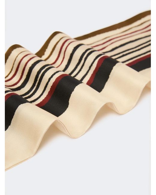 Max Mara White Tassel Scarf