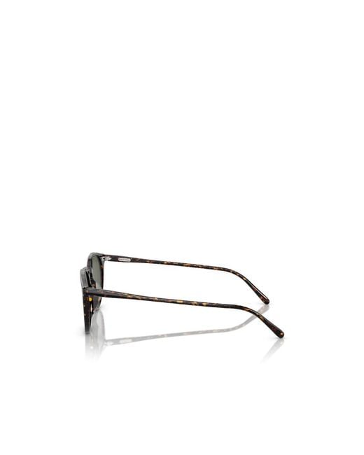 Oliver Peoples Green Round Frame Sunglasses for men