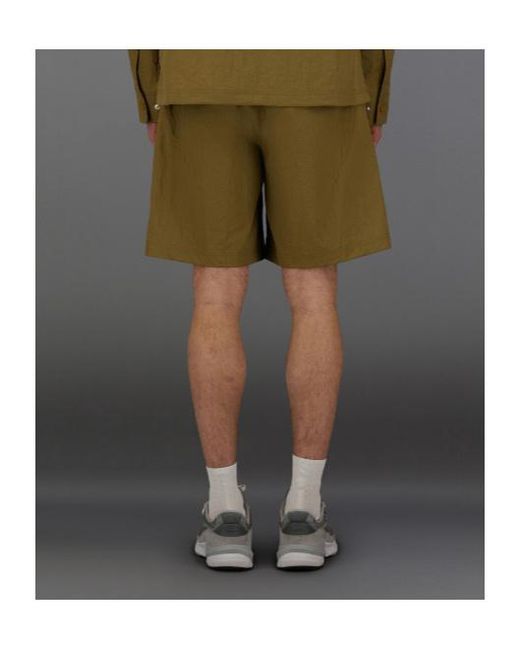 Herno Green Laminar Zip-Pocket Cargo Bermuda Shorts for men