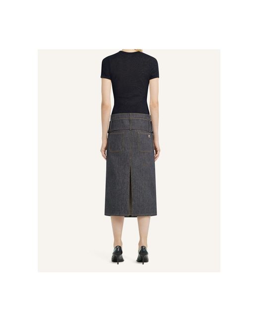 Courreges Black Courrèges Mesh T-Shirt