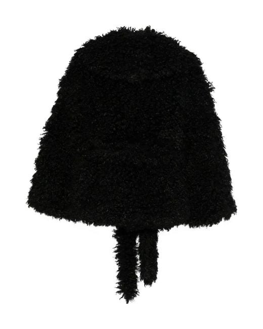 ROTATE BIRGER CHRISTENSEN Black Oversized Coat