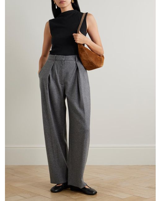 The Elder Statesman Black Cashmere Tank