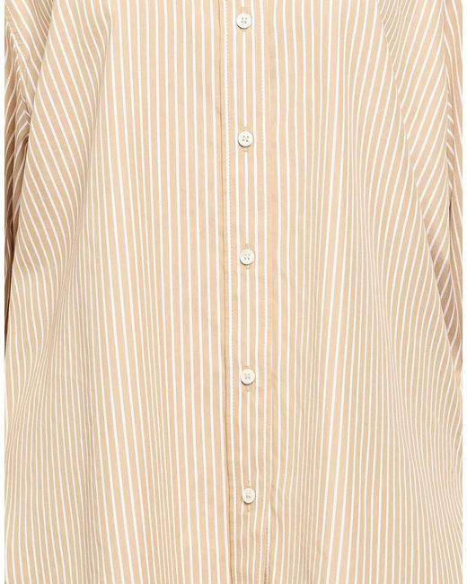 Brunello Cucinelli Natural Striped Shirts