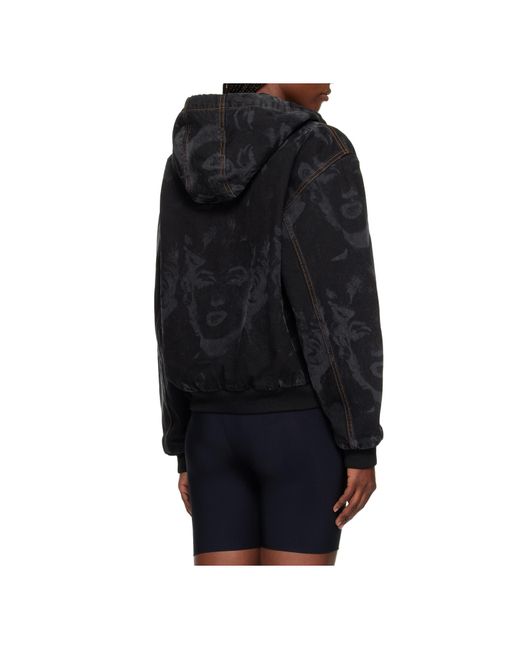 VAQUERA Black Marilyn Denim Jacket for men