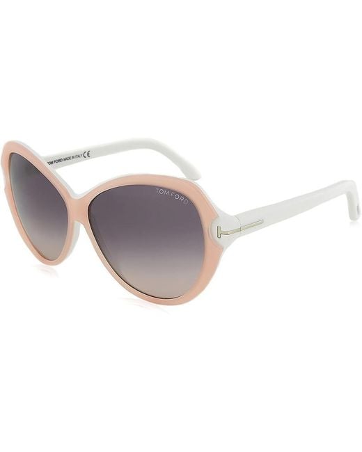Tom Ford White Logo Sunglasses