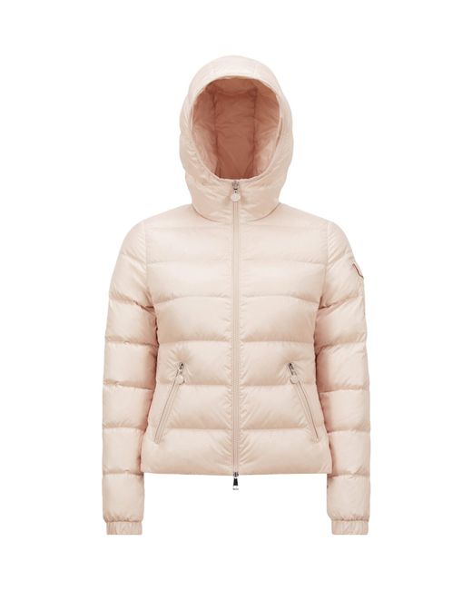 Moncler Natural Gles Zip-Up Padded Jacket
