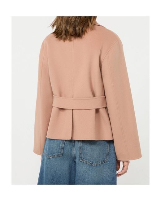 Weekend by Maxmara Pink Wool Casual Jacket