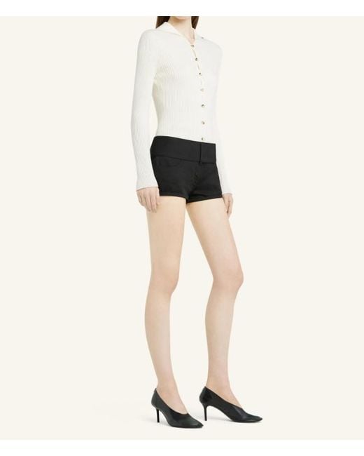 Courreges White Solar Cardigan