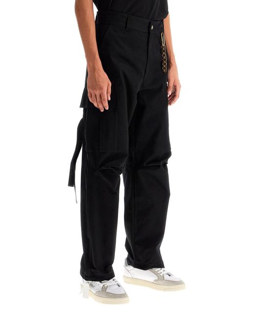 DARKPARK Black Saint Pleat Detailed Trousers for men