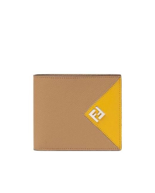 Fendi Natural Lui Bifold Wallet for men