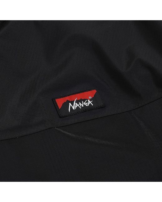 NANGA Black Hooded Casual Jacket for men