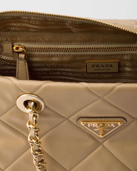 Prada Natural Re-Edition 1995 Chaîne Medium Re-Nylon Tote Bag