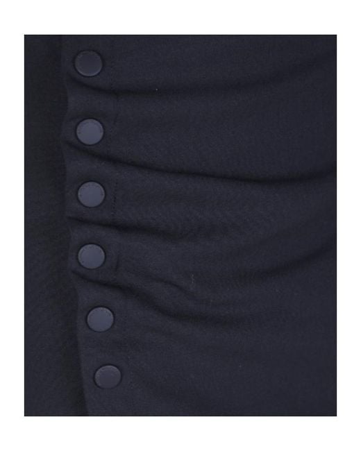 Emporio Armani Blue Zipper Skirt